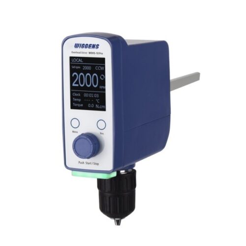 Мешалка верхнеприводная, до 20 л по воде, до 2000 об/мин, WOHS-10 Pro,  Wiggens, Китай