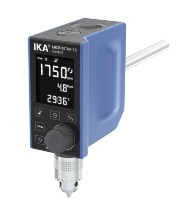 Мешалка верхнеприводная, до 5 л по воде, до 2000 об/мин, Microstar 7.5 control, IKA Мешалка верхнеприводная, до 5 л по воде, до 2000 об/мин, Microstar 7.5 control, IKA