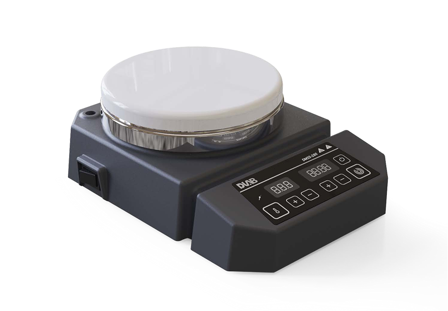 Мешалка магнитная, объём по воде 5 л, d платформы 135 мм, нагрев до 280 °С, 50-1500 об/мин, DMS5-280 Мешалка магнитная, объём по воде 5 л, d платформы 135 мм, нагрев до 280 °С, 50-1500 об/мин, DMS5-280