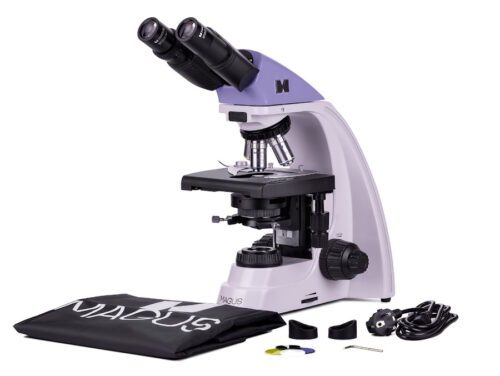 Микроскоп MAGUS Bio 250B, прямой, бинокуляр/тринокуляр, СП, ТП, ФК, Пол, планахромат 4×, 10×, 40×, 100×МИ Микроскоп MAGUS Bio 250B, прямой, бинокуляр/тринокуляр, СП, ТП, ФК, Пол, планахромат 4×, 10×, 40×, 100×МИ