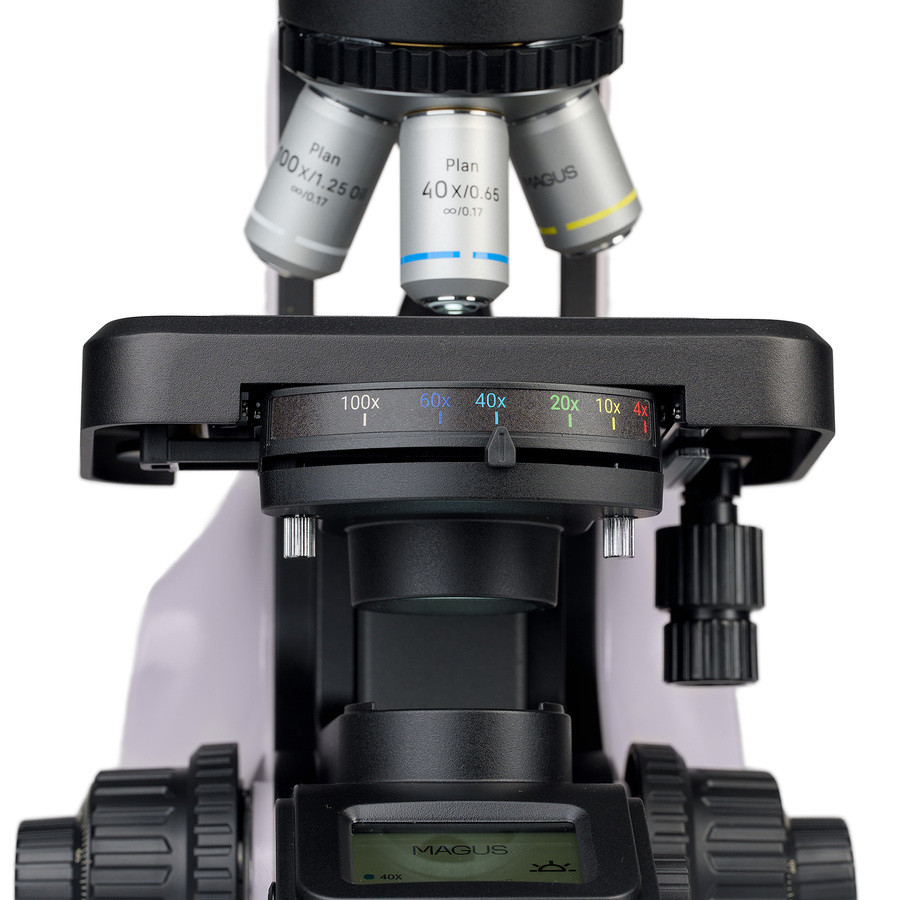 Микроскоп MAGUS Bio 240B, прямой, бинокуляр/тринокуляр, СП, планахромат 4×, 10×, 40×, 100×МИ Микроскоп MAGUS Bio 240B, прямой, бинокуляр/тринокуляр, СП, планахромат 4×, 10×, 40×, 100×МИ — изображение 13