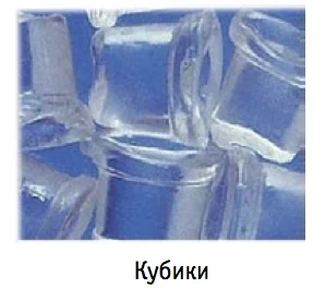 Льдогенератор, кубики, 28 кг/сут, бункер 11 кг, KL 32 Льдогенератор, кубики, 39 кг/сут, бункер 17 кг, KL 42
