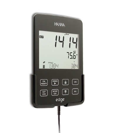 рН-метр/кондуктометр/иономер, -2-16±0,01, стационарный, рН-электрод HI11310, HI2020-02, серия Еdge, Hanna рН-метр/кондуктометр/иономер, -2-16±0,01, стационарный, рН-электрод HI11310, HI2020-02, серия Еdge, Hanna — изображение 3