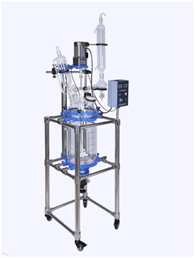 Реактор лабораторный, 400 °С, 1000 мл, с рубашкой, верхнеприводной мешалкой с взрывобезопасным исполнением, штативом, EXS-1L Реактор лабораторный, 400 °С, 1000 мл, с рубашкой, верхнеприводной мешалкой с взрывобезопасным исполнением, штативом, EXS-1L — изображение 3