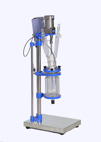 Реактор лабораторный, 400 °С, 20 л, EXS-20L, с рубашкой, верхнеприводной мешалкой с взрывобезопасным исполнением, штативом Реактор лабораторный, 400 °С, 20 л, EXS-20L, с рубашкой, верхнеприводной мешалкой с взрывобезопасным исполнением, штативом — изображение 2