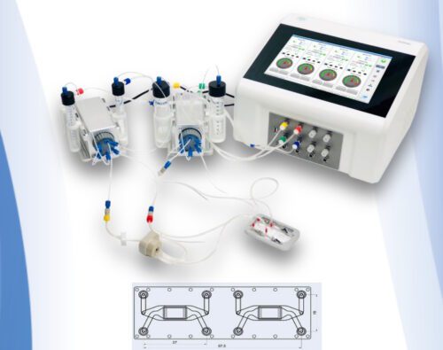 Система перфузии iFlow Organ-on-a-Chip, проточная, многоканальная, контроллер с сенсорным экраном